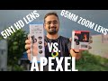 Apexel 65mm Vs. Apexel 2x Zoom Phone Lens (5in1 Combo Pack) #PortraitLens [Hindi]