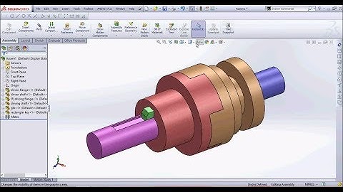 Solidworks Claw coupling assembly design tutorial part 2