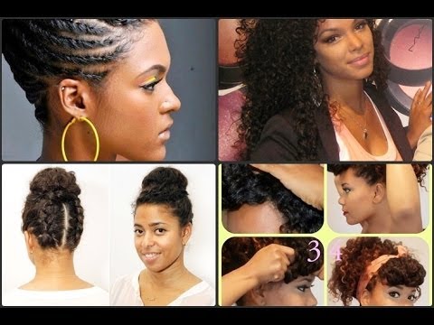 30 Hairstyles On Natural hair - YouTube