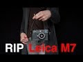 The Leica M7 Discontinued: The Final Alphanumeric Leica Film Body