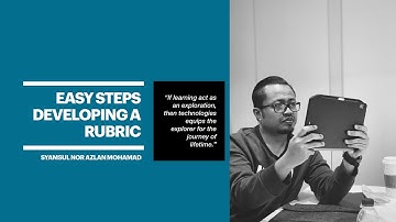 Easy Steps Developing A Rubric