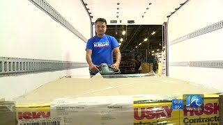 Operation Blessing volunteers prepare to help with Hurricane Dorian