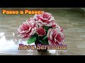 Passo a Passo Rosa Serenata Usando Frisador