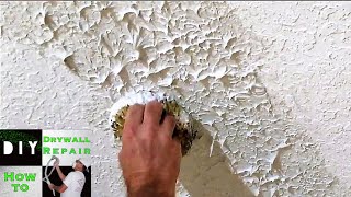 DIY- How to Match Knockdown texture with the Knockdown Texture Sponge