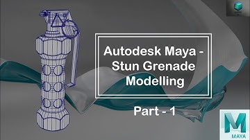 Autodesk Maya - Stun Grenade Modelling - Part 1