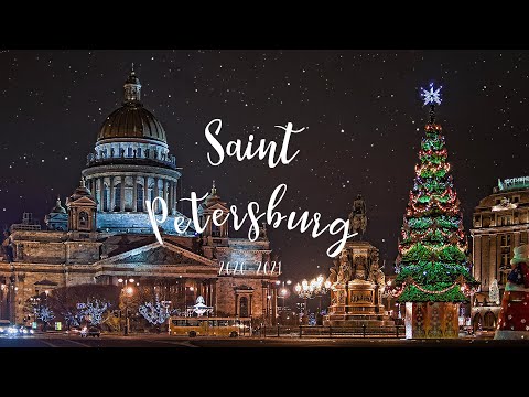 Video: Bazares navideños en San Petersburgo en 2020