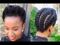 Natural Hair | Chunky Flat Twist Protective hairstyle