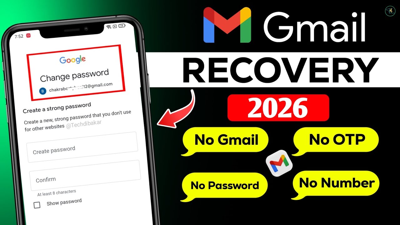 How To Recover Gmail Account Without Phone or Password (2026 Guide) || Google Account Recovery 2026