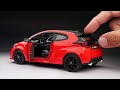 Unboxing of gr toyota yaris  diecast miniature car 