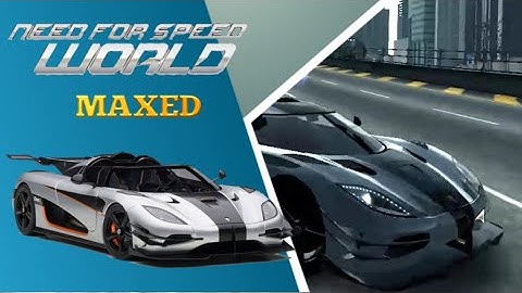 Need For Speed : World Koenigsegg one : 1 (1:1) fully upgraded test drive