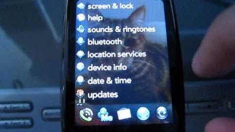 Sprint Palm Pre - Running Mobile Hotspot