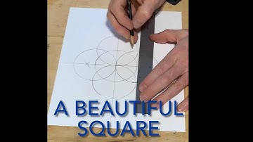 Sacred geometry- square from a circle