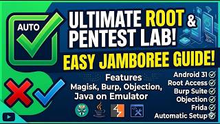 Root Android Emulator with Magisk &amp; Bypass SSL Pinning | Frida + Burp Suite Setup (Android 31)