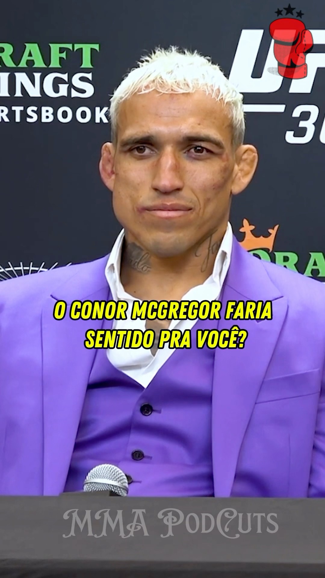CHARLES OLIVEIRA X CONOR MCGREGOR #mma #luta #boxe #ufc #foryou #shortsfeed #brasil