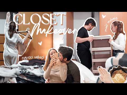 MOVING VLOG: Closet makeover | Reorganizámos o roupeiro todo e novas unhas