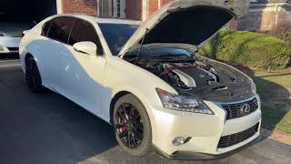 Lexus GS 350 Takeda Cold Air Intake Revs and Acceleration