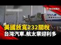 台美MOU新進展！非半導體232關稅優惠上路｜#寰宇新聞 @globalnewstw