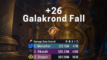 Beating a dh as arcane… +26 Galakrond Fall Arcane Mage 411k Overall