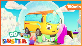 Busters Bubble Bursts! | Go Learn With Buster | Videos for Kids