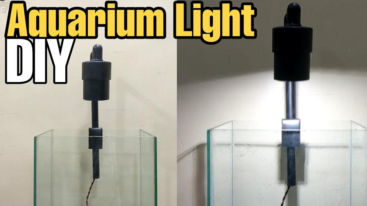 How to make Aquarium Light at Home DIY Fish Tank light YouTube