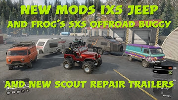 SnowRunner New Mods iX 5 Jeep Frog