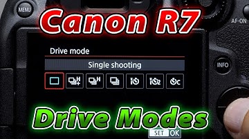 Canon R7 Drive Modes Tutorial