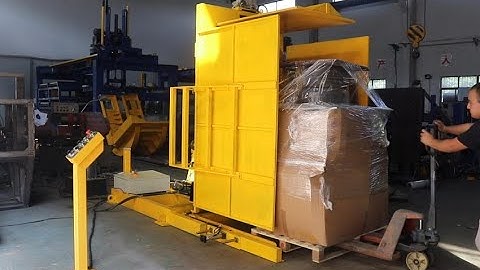 cold storage pallet inverter, frozen pallet changer