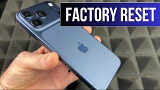 How to Factory Reset iPhone 17 Pro Max | Restore iPhone & Delete everything