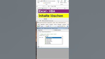 VBA Inhalte löschen - Werte entfernen ohne Formate zu zerstören
