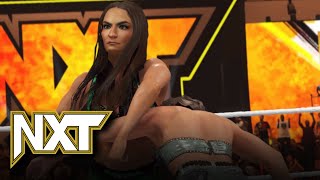 WWE 2K24 NXT FALLON HENLEY VS KIANA JAMES - BACKLASH FRANCE QUALIFYING MATCH