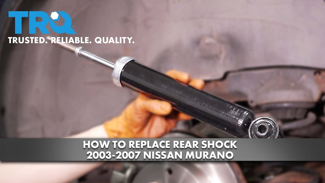 How to Replace Rear Shock 2003-2007 Nissan Murano - YouTube