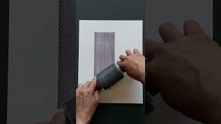 Satisfying Handmade Moire Pattern