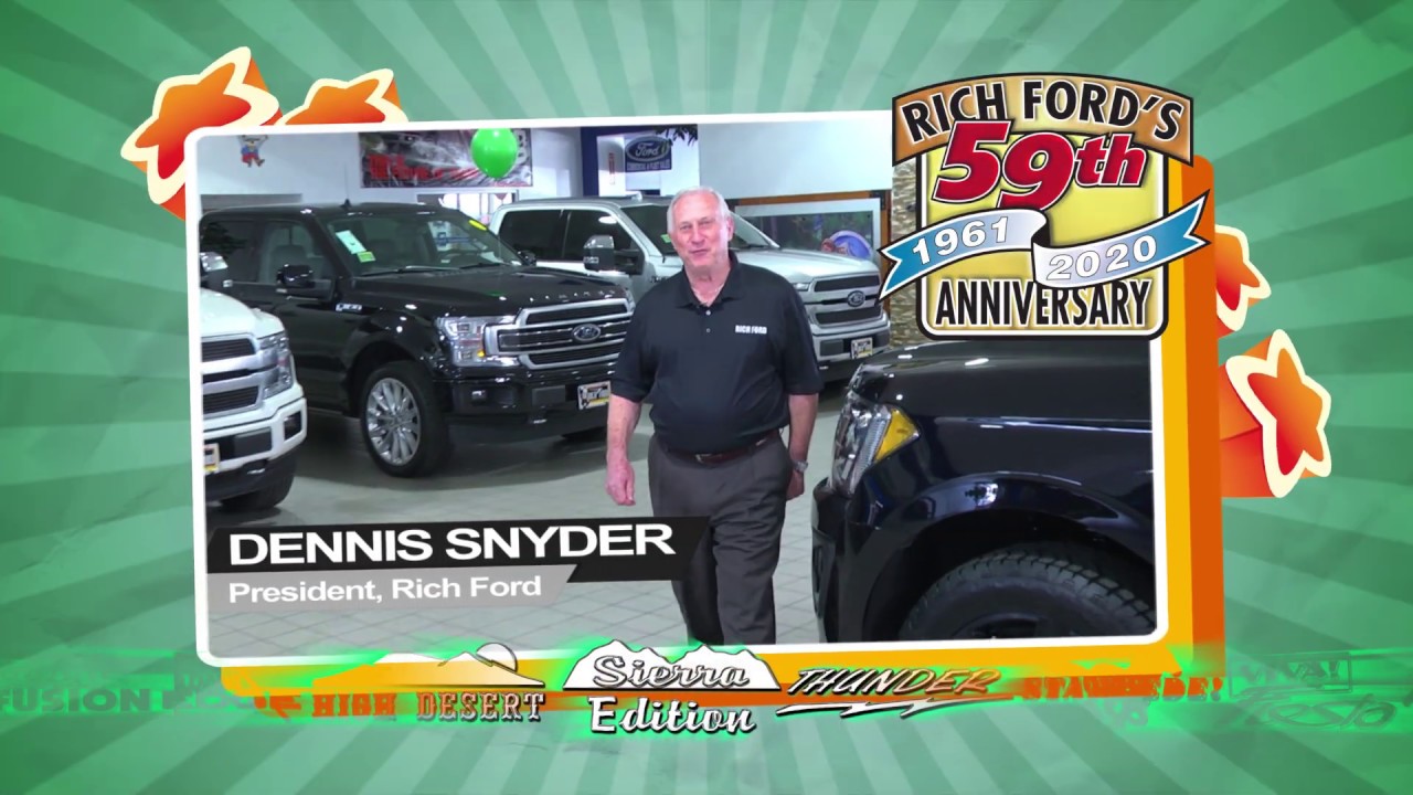 Rich Ford’s 59th Anniversary Sale 1 YouTube