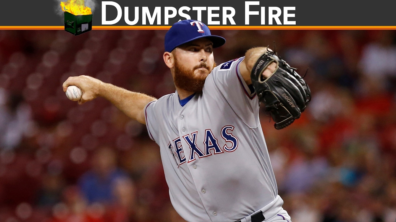 Sam Dyson's Awful Night - Rangers reliever Sam Dyson entered the seventh inning wit
