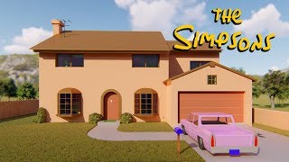 PLANO de CASA de LOS SIMPSONS | ANALIZANDO la CASA de LOS SIMPSONS