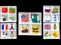 The United Nations Big Five — Flag, Landmark, Animal, Food… All in Paint! 🎨✨