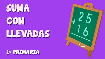 Sumas de dos números con llevadas para Primaria (1/3)