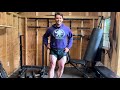 Quad reveal!!! Shocking. Back to squats and deadlifts, just the bar. 