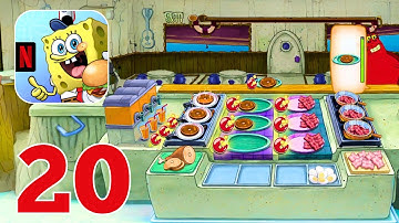 SpongeBob: Get Cooking - Gameplay Walkthrough Ham-A-Lot - Level 1-10 (iOS, Android)