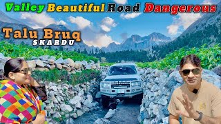 Beautiful TALUBRUQ VALLEY SKARDU  ( The Most Dangerous Jeep Track Off Road in Skardu  )