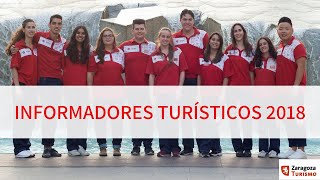 Informadores turísticos 2018 - Zaragoza Turismo