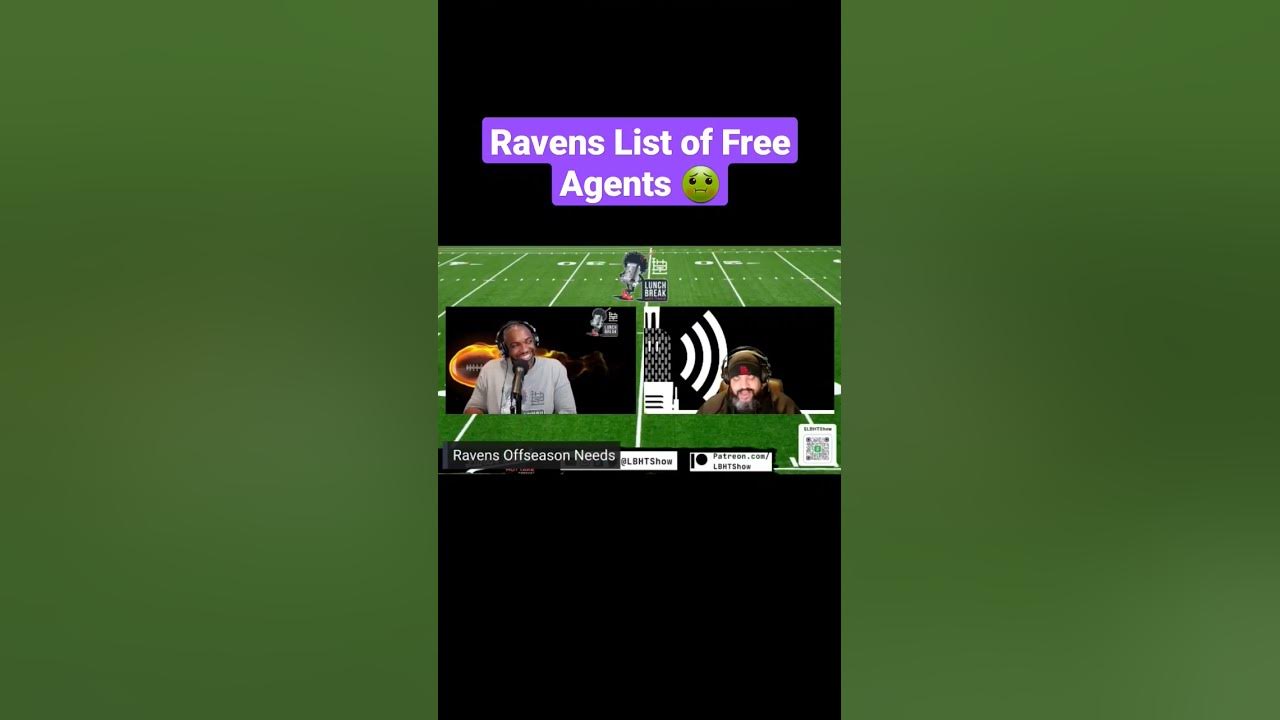 Ravens List of Free Agents ravensflock YouTube