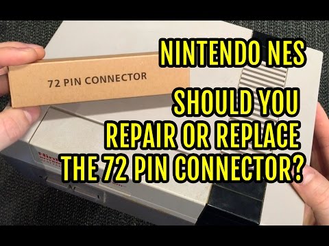 Nintendo NES Repair or Replace 72 pin connector 