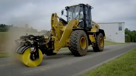 Cat® Brooms Attachment at Work