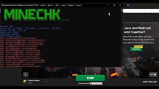 MineChk | Minecraft Acc Checker | by 41ul(Batman)
