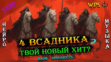 WPS - 4 всадника | Авторская композиция | Темное фэнтези | Эпик