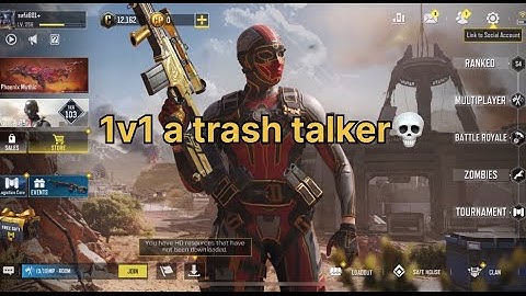 I 1v1 a trash talker and taught him a lesson💀 #codm #codmobile #callofdutymobile 