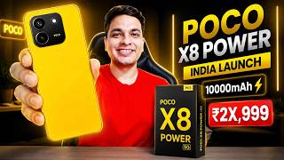 Poco X8 Power 5G India Launch Date & Price in India | 10000mAh Big Battery + Snapdragon 6 GEN 5 🔥