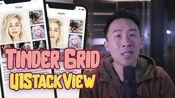 Tinder Profile Grid: Awesomeness of UIStackView in Interface Builder (Ep 1)