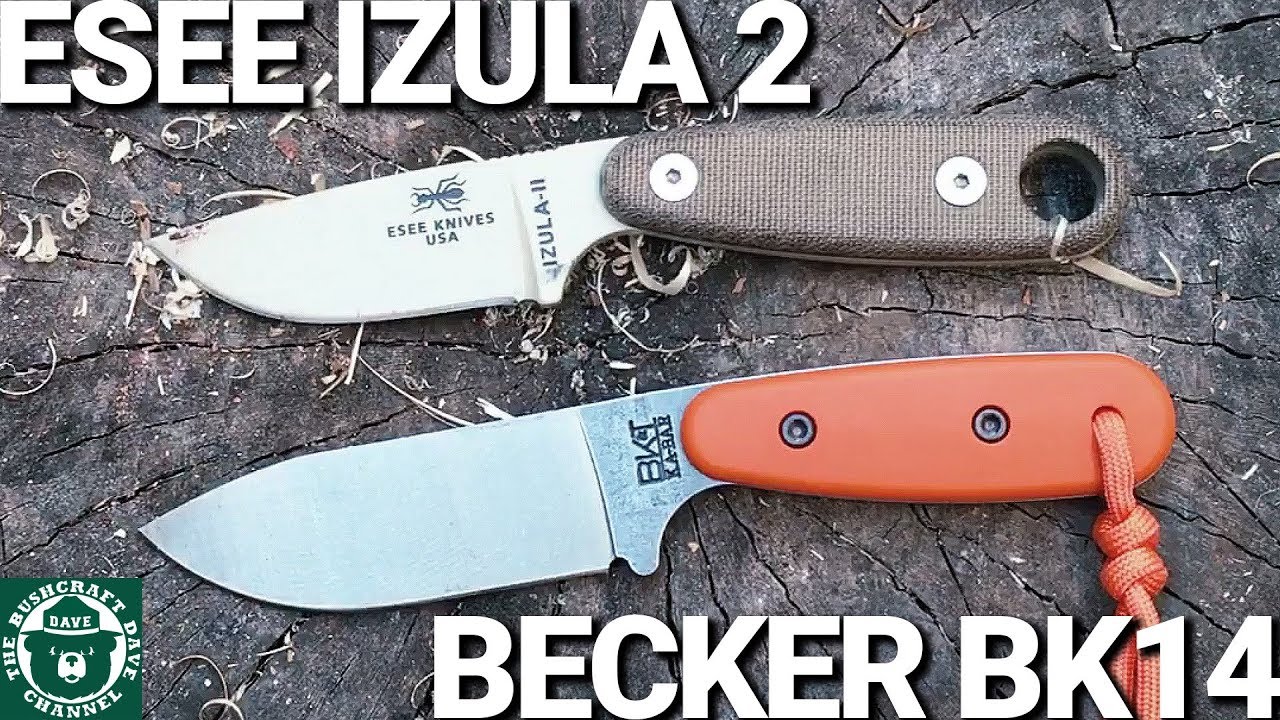 ESEE Izula 2 vs Becker BK14 EsKabar Full Tang Necker Comparison, Which